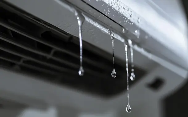 image of a leaking air conditioner