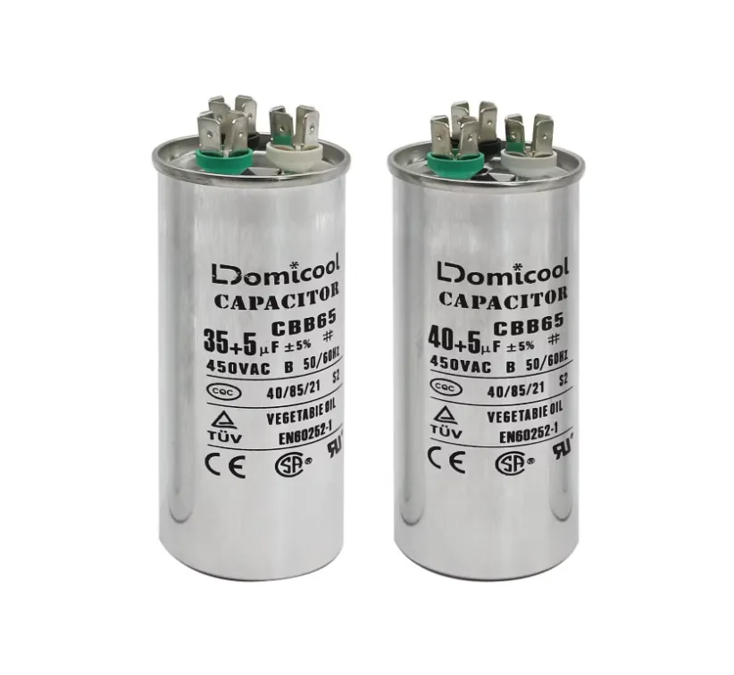 Dual AC capacitor is the 2-in-1 type of capacitor