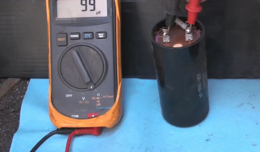 Reading the value is an important part of testing an AC capacitor