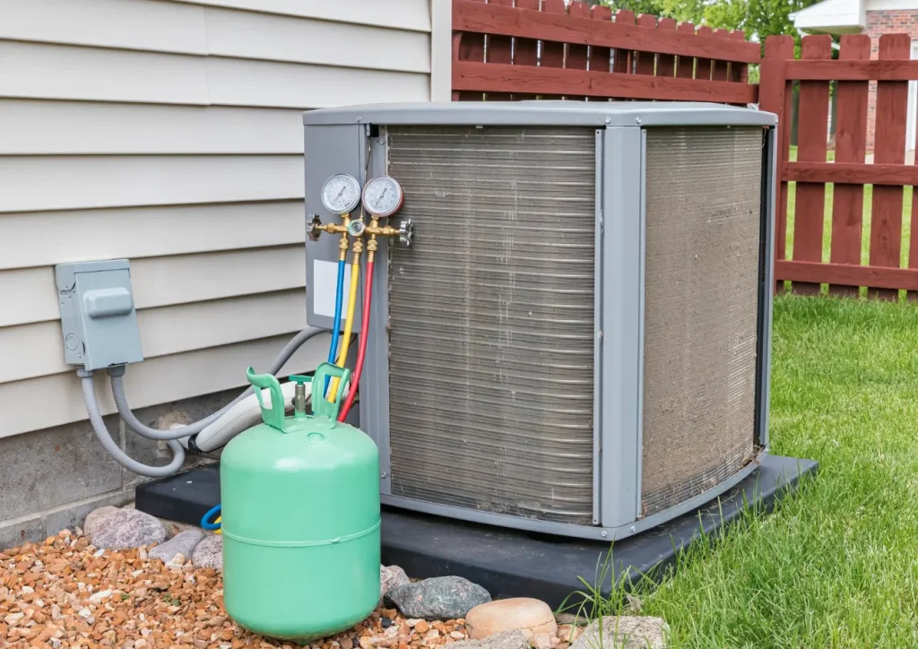 Low refrigerant can make your AC is not blowing cold air or won_t turn at all