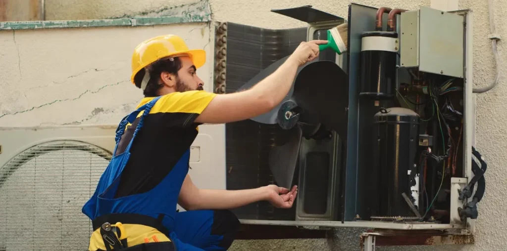 When you heard hissing sound in your outdoor unit, you may need to call an AC technician