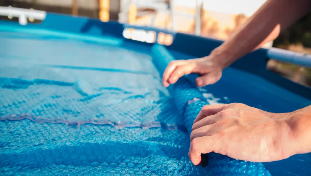 a pool cover creates a seal but it doesn_t act as safety device