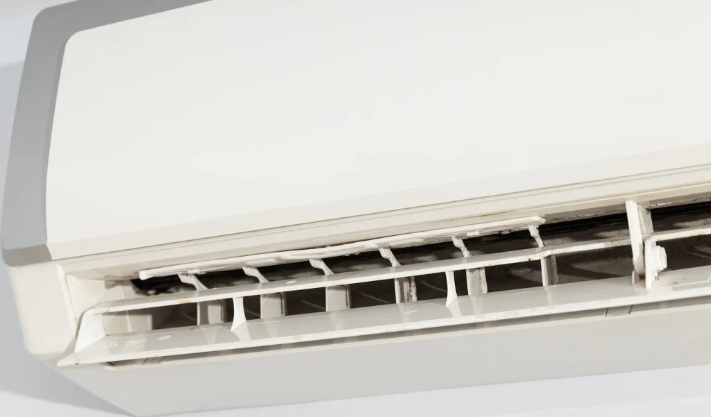 Scrub the internal fin to get rid of AC smells bad