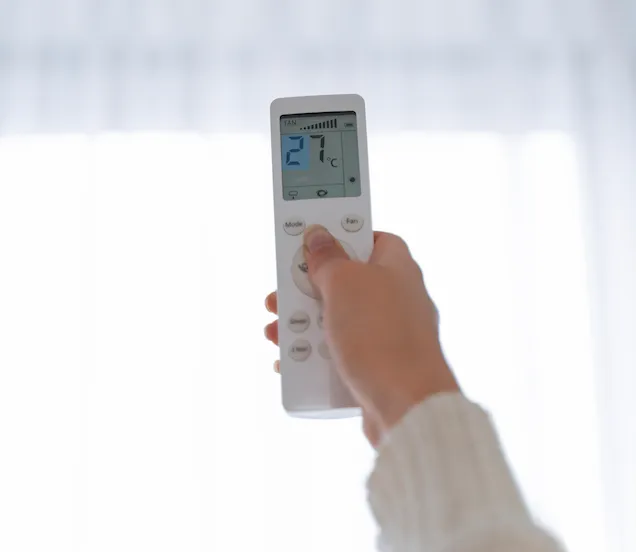 Try to run fan only mode to prevent AC smells weird