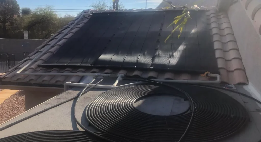 Storm and weather damage can cause solar pool heating problems