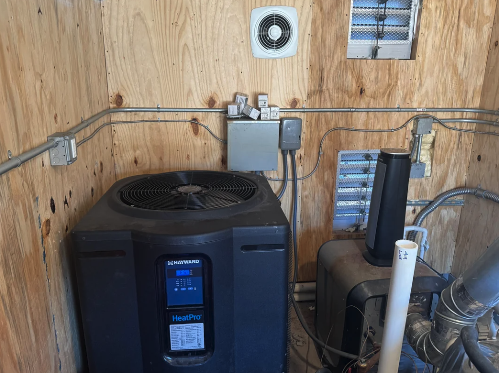 You need to compare between a standard and an inverter model when installing a pool heat pump
