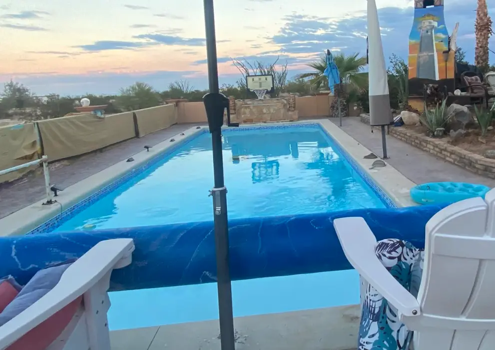 Solar pool cover is recommended for above ground pool heating
