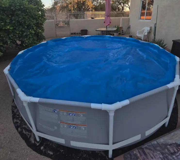 Using a pool cover is one of the easiest ways to cut heating costs