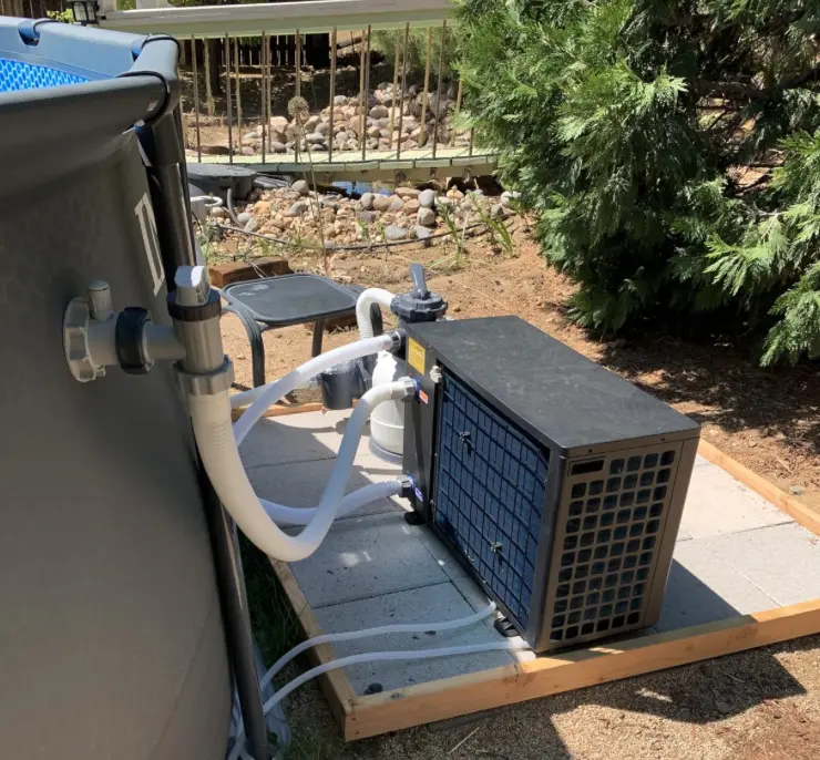 You can use heat pump if you want to heat your pool for year round swimming