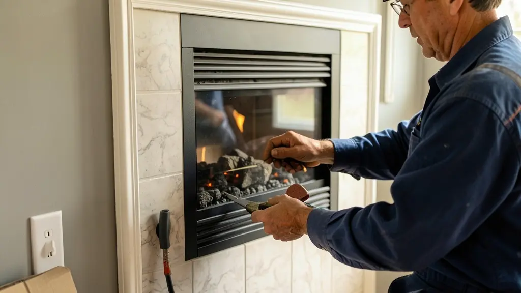 It is legal to install a gas fireplace without chimney