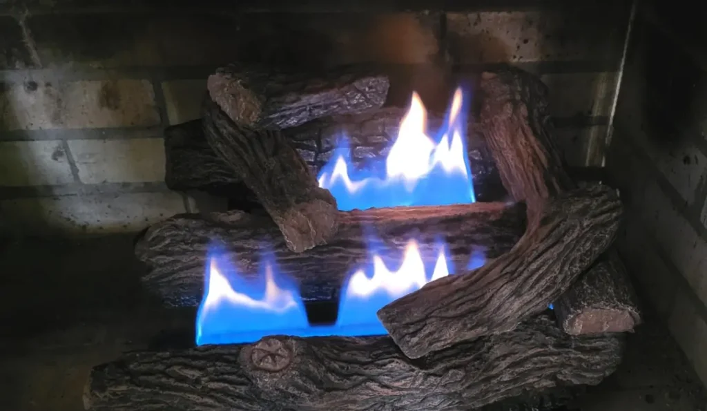The calculation of the gas fireplace running cost is for gas consumption only.