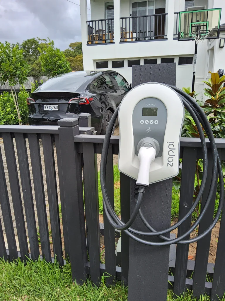 Home EV charger for electric vehicle charging
